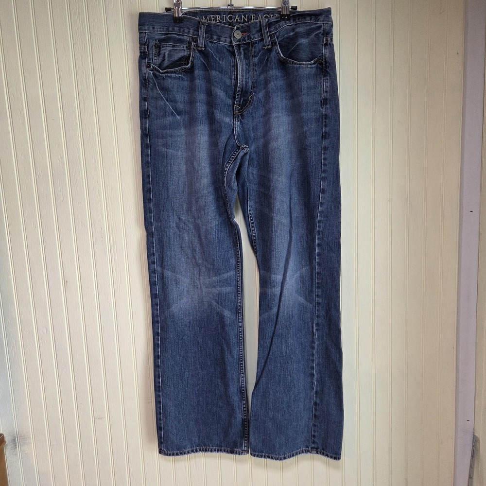 American Eagle Outfitters Jeans Mens 33x30 Blue Regular Fit Straight Denim Pants